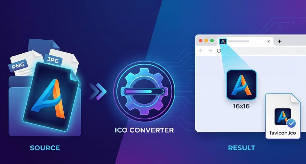 ICO Converter: Create Professional Favicons from Images (Free & Instant)